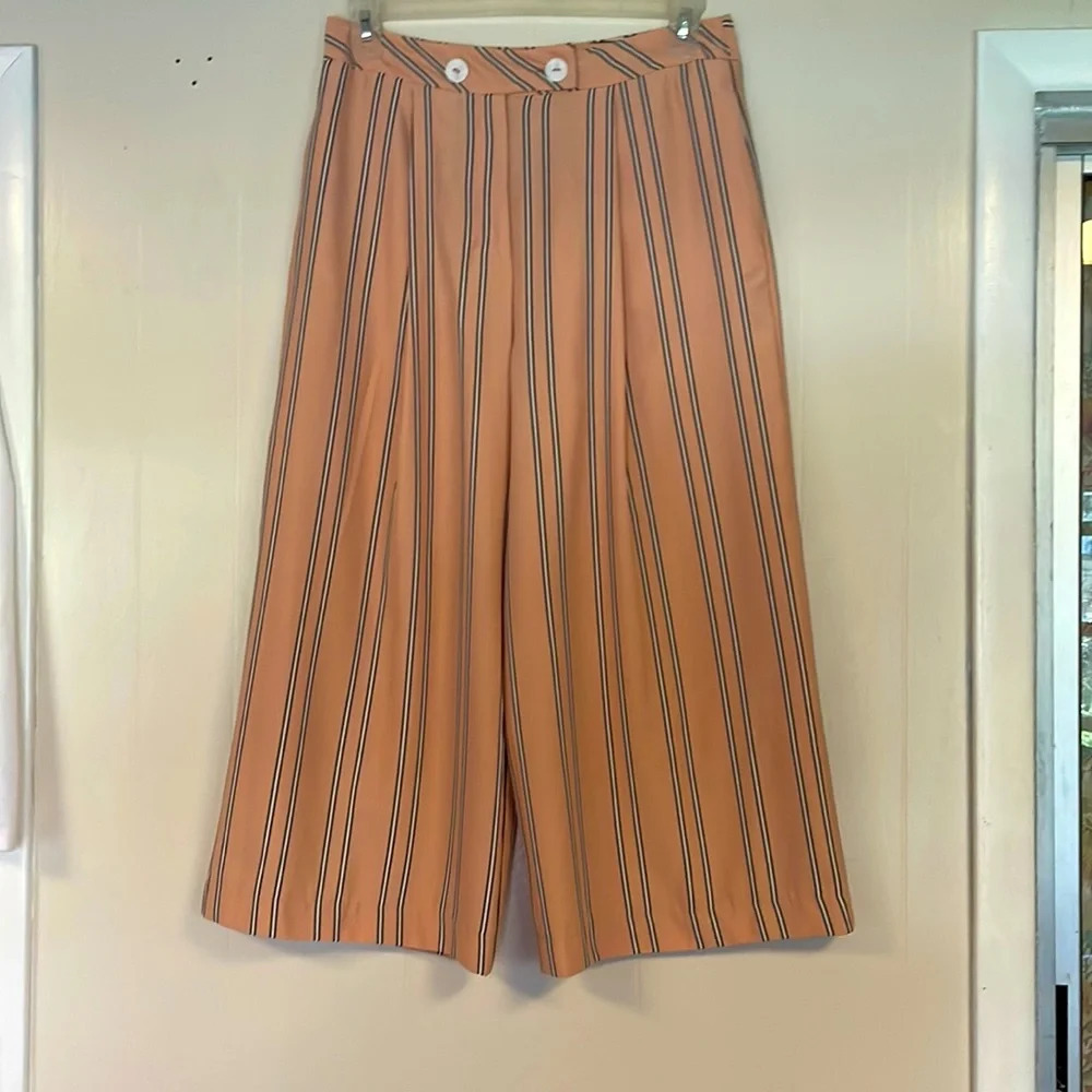 Top Shop wide leg / ankle dress pants Sz 10